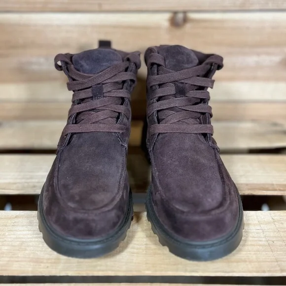 Sorel Madson MOC Toe Waterproof Boots, 5Y, Brown Leather - Picture 8 of 13